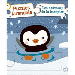 PUZZLES FARANDOLES : LES ANIMAUX DE LA BANQUISE  - 1