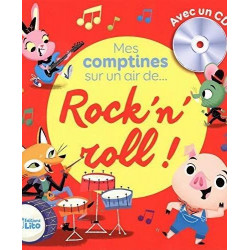 MES COMPTINES SUR UN AIR DE ROCK'N ROLL ! (AVEC CD)  - 1
