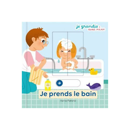 JE GRANDIS AVEC MILAN : JE PRENDS LE BAIN  - 1