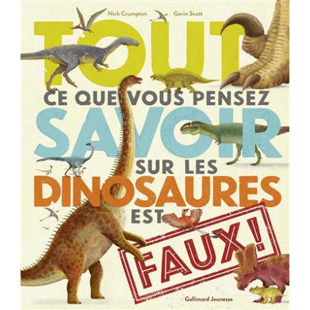 TOUT CE QUE VOUS PENSEZ SAVOIR SUR LES DINOSAURES EST FAUX  - 1