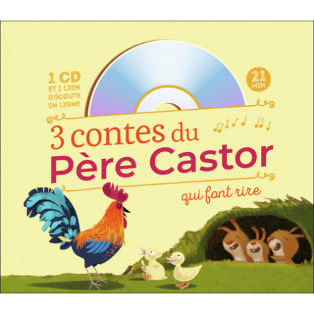3 contes du Père Castor qui font rire ( Livres CD )