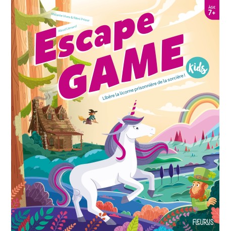 Escape Game Kids Libère la licorne prisonnière de la sorcière !