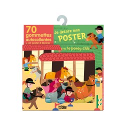 GOMMETTES POSTER PONEY-CLUB...