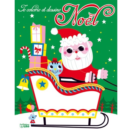 COLOR MERV TRAINEAU PERE NOEL ( MON COLORIAGE M )