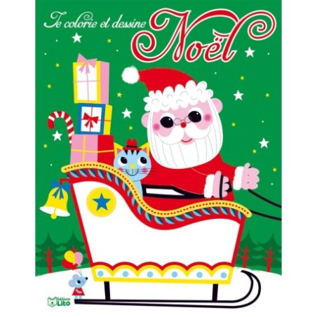 COLOR MERV TRAINEAU PERE NOEL ( MON COLORIAGE M )