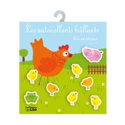 AUTOCOLLANTS BRILL. ANIMAUX...